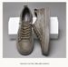 Retro Men's Board Shoes Platform Low-top Casual Shoes Small Leather Shoes Men_vogvips.com