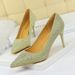 Elegant Women's High Heels Pointed Toe Stiletto Rhinestone Wedding Party Shoes - Sizes 34-43 Sexy Banquet Rhinestone Single Shoes_vogvips.com