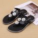 Summer New Floral Flat Clip-Toe Women's Shoes Lightweight Casual Open-Toe Sandals For Women_vogvips.com