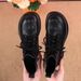 Flat Martin Soft Sole British Style Spring Autumn Single 2024 New Round Toe Ankle Versatile Short Boots_vogvips.com