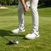 Golf Shoes Mens Professional Spikeless Leather Golf Sneakers Outdoor With Arch Support_vogvips.com