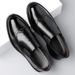 Euro Step 2025 New British Carved Brogue Work Business Casual Formal Men's Slip-On Leather Shoes_vogvips.com