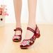 Women’s Shoes Old Embroidered Shoes Ethnic Style Women's Shoes Wedge Heels Dancing Women's Shoes Retro Shoes High Heels Bridal Shoes_vogvips.com