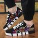 Summer Trendy Men's New Board Shoes Outdoor Non Slip Walking Men Sporty Shoe Canvas Pattern Casual Sneakers Male Zapatos_vogvips.com