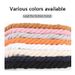 Quality Round Shoelaces Colorful 1CM Thicker Cotton Shoe Laces For Sneakers Fashion Men And Women Shoestring Accessories_vogvips.com
