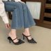 2026 Fashion New French Polka Dot Pointed Toe Baotou Stiletto High-end Women's Sandals_vogvips.com