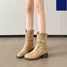 Retro Pointed-toe Dr. Martens Boots For Women's Autumn And Winter 2026_vogvips.com