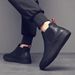 European Warm Series 2025 New Men's Short Genuine Leather Martin With Fleece Lining Warm Slip-On Fashion Boots For Autumn And Winter_vogvips.com