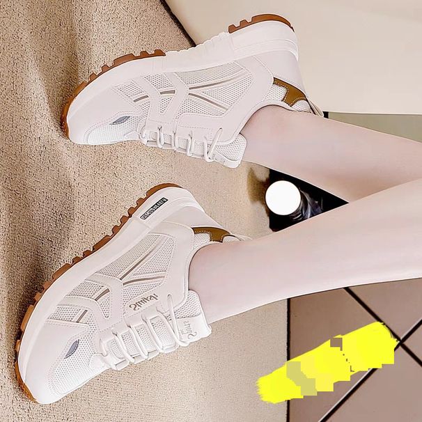 Daddy Shoes Women's New Sports Shoes Soft Sole Lightweight Non Slip Soft Sole Lightweight Casual Single Shoes Running Shoes All Match_vogvips.com