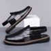 Brand Casual Leather 2026 Fashion Men's Outdoor Walking Slippers Comfy Beach Shoes High Quality Men Flat Sandals_vogvips.com