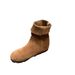 2024 Autumn Winter Round Toe Flat Slimming Short For Women Artistic Suede Versatile Elegant Comfortable Martin Boots_vogvips.com