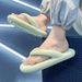 Men's Flip-flops, 2025 Summer New Soft Thick Bottom Non-slip Anti-odor Home Versatile Daily Lightweight And Comfortable_vogvips.com