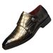 Leather For Men, British Style, New Trend, Versatile Pointed Men's Shoes, One Foot Kick Business Formal Casual Small_vogvips.com