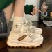 Mesh Thick Soled Sports Shoes For Women New Popular Platform Sole Casual Shoes Small Height Enhancing Dad Shoes_vogvips.com