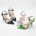Heel Sandals Summer New Cross Strap Sexy High Heel Sandals Versatile Pointed Toe Rhinestone Lace Up Chunky Heels Women Sandals_vogvips.com