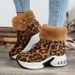 Women's Shoes Winter Snow Boots With Faux Fur Lining, Slip-Resistant Rubber Sole, Round Toe, And Side Zipper For Warmth And Comfort_vogvips.com