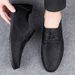 TerraStride Men's Loafers 2025 Summer New Soft Sole Business Casual Leather Fashion Lace-up Trendy Youth Shoes_vogvips.com