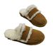 Closed-Toe Half Slippers For Women, Autumn And Winter, Style, Outdoor Cotton Flat Sole, Furry Slippers,_vogvips.com