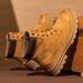 Putian High-Top Genuine Leather Martin Boots For Men, New Autumn Mid-Top British Style Yellow Boots, American Workwear_vogvips.com