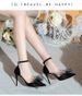 Size 35-45, 44 Large Size Women's Shoes, 41 Black Bowknot Stiletto High Heels, 42 Fairy Style One-strap Sandals, 43_vogvips.com