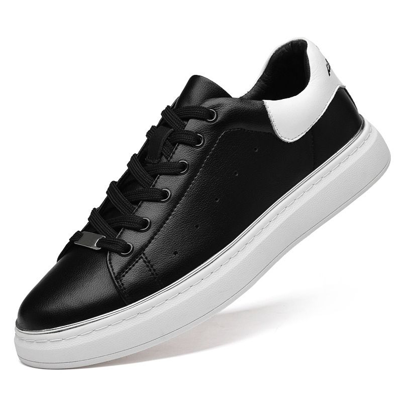 Shoes Platform Flat Baseplate Shoes, Men's Shoes Casual White Shoes_vogvips.com