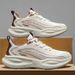 Sports 2026 Spring New Model Leather Waterproof Ultra-Light Shock-Absorbing Soft Sole Men's Casual Running Trendy Shoes_vogvips.com