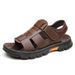 2025 Summer New Men's Casual Sandals Wholesale Breathable Versatile Beach Shoes Thick Sole Non-Slip For Driving_vogvips.com