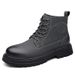 2025 Autumn Winter New Martin High-top Leather Casual Fashion Polished Boots Height-increasing Motorcycle Workwear Men_vogvips.com