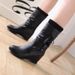 2025 New Korean Spring And Autumn Winter Mid Boots Internal Height Increase High Heel Wedge College Style White_vogvips.com