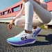 Women And Men's Lightweight Blue Purple Gradient Mesh Running Shoes Breathable Upper Daily Outfit_vogvips.com