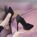 ShoeVault 2025 New High Heels For Women Silver Waterproof Platform Stiletto Versatile Nightclub Dress Shoes Fashion Show Elegant_vogvips.com