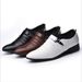 Spring New Business Casual British Formal Leather Large Size Fit, Breathable Shoes, Men's_vogvips.com