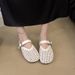 Casual Sports Shoes Cool Slippers Half Pack Shoes Fashionable Breathable Personality Hollow Beach Shoes_vogvips.com