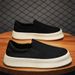 Loafers men 2024 summer new style sneakers men thick sole slip-on canvas shoes men's breathable versatile casual shoes_vogvips.com