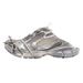 Paris 3XL Thick-soled Retro Dad Shoes, Distressed Look, 2025 Spring New Model, Casual Slip-on Mules_vogvips.com