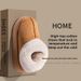 Autumn And Winter New Plush Heel Cotton Shoes Warm Thick Sole Solid Color Couple Home Outdoor Comfortable Snow Boots For_vogvips.com