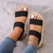 Women's For Foreign Trade, Roman-style Outdoor Wear, Cross-border Rope Sole Women's Slippers, Thick-soled_vogvips.com