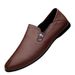 Men's Round Head Casual Men's Casual Single Shoes Sleeve Loafers Non-slip Men's Shoes_vogvips.com