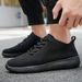Large Size Summer Breathable Mesh Thick Soles, Flying Woven Sports Non Stuffy Feet, Men's Sh, Cold Sticky Jinjiang_vogvips.com