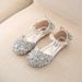 Girls' Princess Casual Shoes Show Dance Shoes Small Medium Children's Leather Shoes Single Shoes Sequined Children's Shoes_vogvips.com