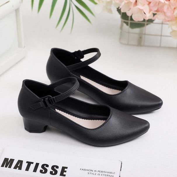 Fashionable New Women's With Shallow Mouth, Low To Medium Heel, Non-slip, Korean Style, Breathable Plastic, Suitable For_vogvips.com