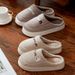 Cotton Women's 2025 New Home Indoor Warm Couple Cute Rabbit Anti Slip Plush Winter Slippers Men_vogvips.com