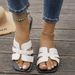 Cro-border Foreign Trade Plu-ize Lipper, Fahionable Caual Ummer Open-toe Quare-toed Flat Andal, Women'_vogvips.com
