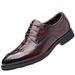 Vintage Cars, High-end Leather Shoes For Men, Genuine Leather, Blok, British Carved Pattern, Business Dress Shoes, Men's_vogvips.com