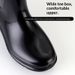 Voyage 2025 High Tube Men's Waterproof Non-Slip Work Thick Sole Reflective Strip Coal Mine Safety Rain Boots Wear-Resistant_vogvips.com