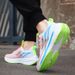 New High Elastic Sports Shoes Men Net Surface Breathable Young Middle School Students Ultra-light Shock Absorption Running Shoes_vogvips.com
