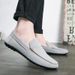 Men’s Shoes Men's Doudou Shoes Korean Men's Casual Shoes Lazy Shoes British Social Guys Low Top Breathable Men's Doudou Shoes_vogvips.com