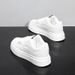Men's Casual Sneakers Genuine Leather Platform Sports Shoes Hidden Heel Lift Versatile Spring Autumn White Couple's Height Increasing_vogvips.com