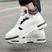 High-top Shoes Men's Velvet Warm Cotton Shoes Heightened Platform Sports And Leisure Board Shoes_vogvips.com
