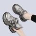 Genuine Leather Comfortable High-End Dad Shoes For Women Spring And Autumn New Versatile Thick-Soled Lightweight Mesh_vogvips.com